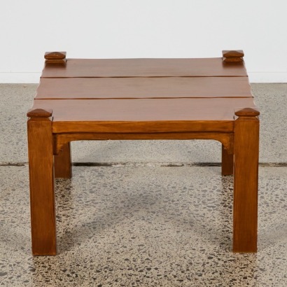 A Solid Wood Arts and Crafts Side Table