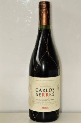 (5) 2008&nbsp;Carlos Serres Gran Reserva, Rioja Spain