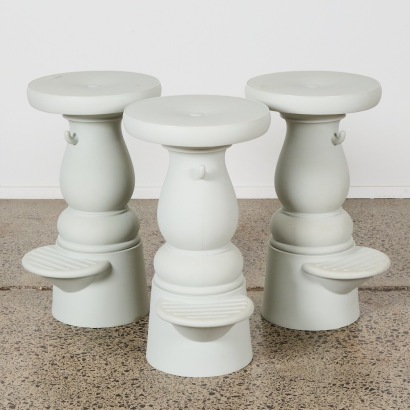 A Set of Three Container Bar Stools by Marcel Wanders for Moooi