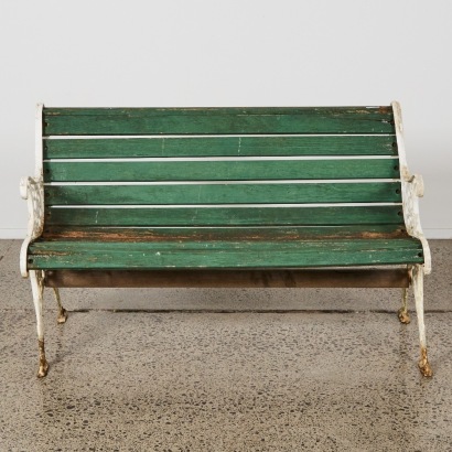 A Rustic Garden Bench
