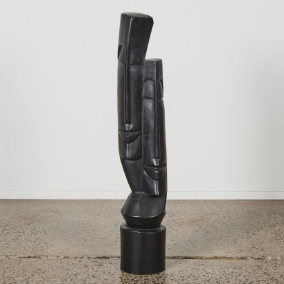 A Modernist Wood Carving