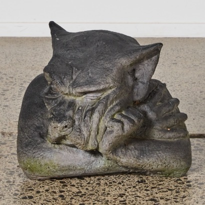 A Garden Gargoyle 'Toscano Goliath'