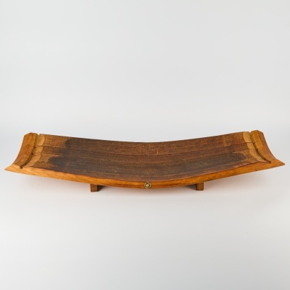 An Oak Barrel Platter