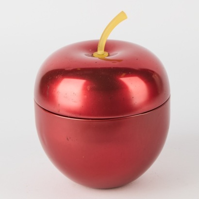 A Mid-century Red Apple Ice Bucket