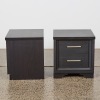 A Pair of Two Drawer Contemporary Bedsides