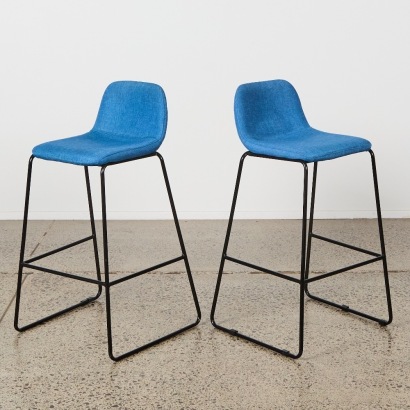 A Pair of Minimal Barstools