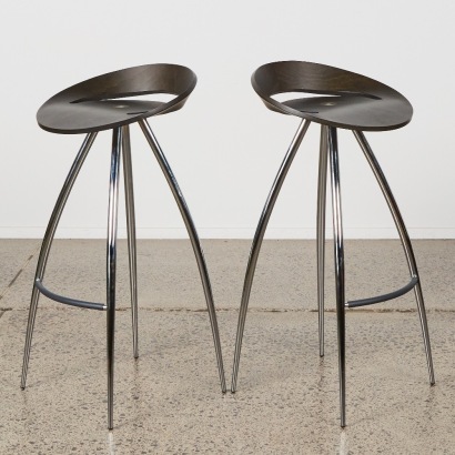 A Pair of Magis 'Lyra' Bar Stools