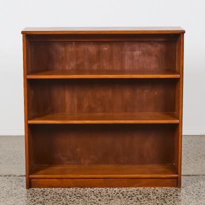 A Vintage Freestanding Bookcase With Adjustable Shelves