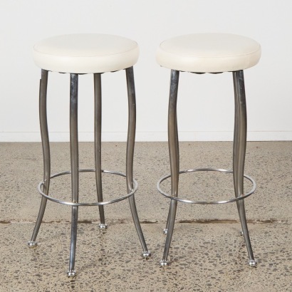 A Pair of Post Modern Barstools