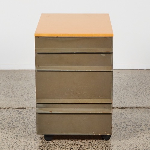 A Michael Draper Desk Storage Cabinet