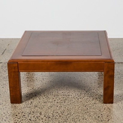 A Large Wooden Coffee Table
