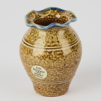 A Small German Salt Glaze Vase