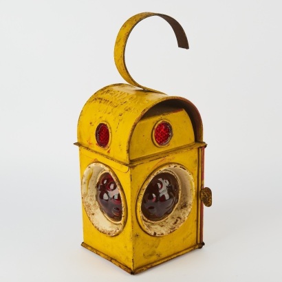 A Vintage W.C.C Railway Lamp