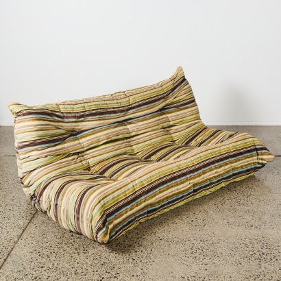 A 1990s Reupholstered Togo 3-Seater Settee for Ligne Roset