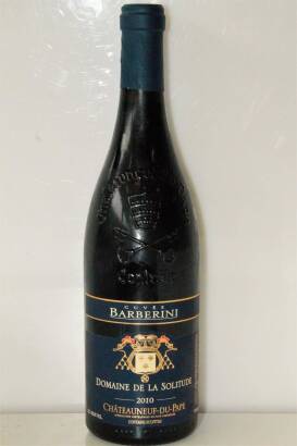 (4) 2010 Domaine de la Solitude 'Cuvee Barberini' Chateauneuf du Papes, Rhone