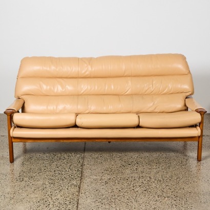 A Leather Sofa by Fred Lowen