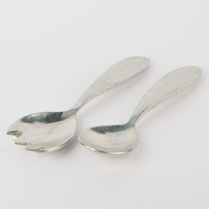 A Pair of Handmade Salad Servers
