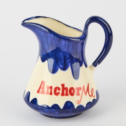 A Rare 'Anchor Me' Milk Jug by Wilson Alley