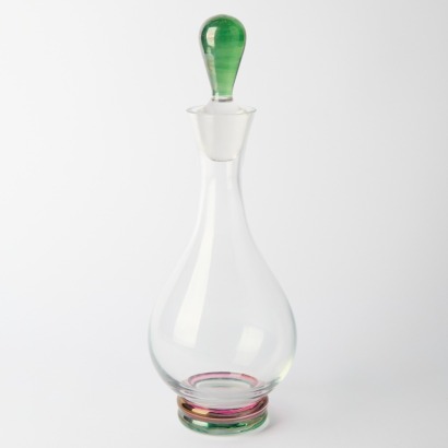 A Vintage Glass Wine Decanter