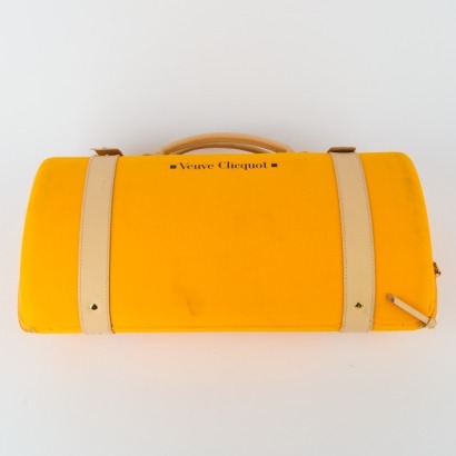 A Veuve Clicquot Bottle & Glass Carry Bag