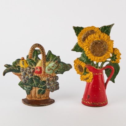 A Pair of Vintage Cast Doorstops