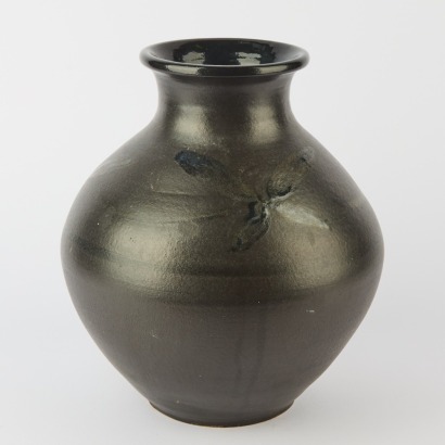 A Large Pottery Vase with Makers Stamp