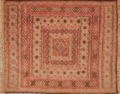 A Vintage Hand Knotted Anatolian Turkish Rug