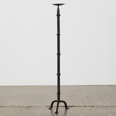 A Large Floor Standing Brutalist Candle Stick Holder