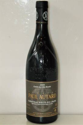 (3) 2009&nbsp;Paul Autard Cuvee la Cote Ronde Chateauneuf du Papes, Rhone