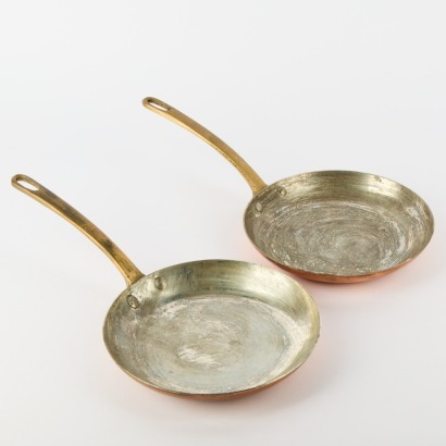 A Pair of St Clair Copper Based Saucepans