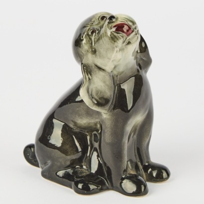 A Crown Lynn Slip Cast Dog