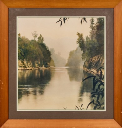 A Print of the Wanganui River by William George Baker