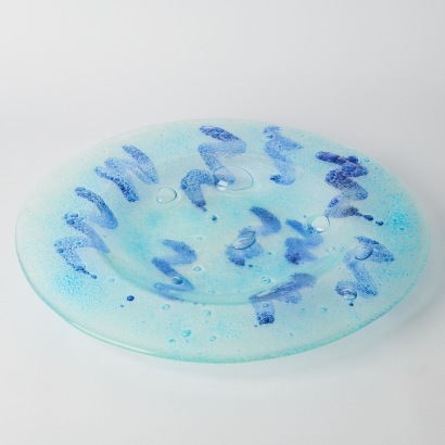 A Vintage Art Glass Large Dish