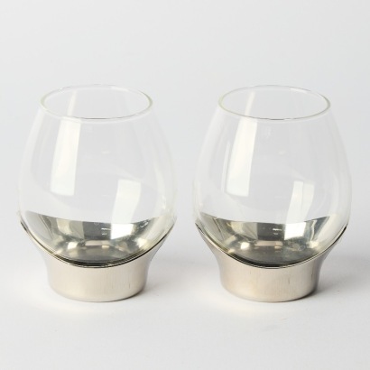 A Pair of Grace Candle Holders by John Sebastian for Georg Jensen, 2010