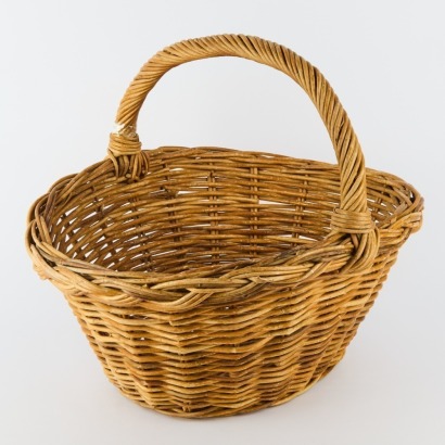 A Vintage Handwoven Basket