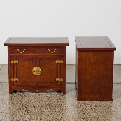A Pair of Chinese Bedsides