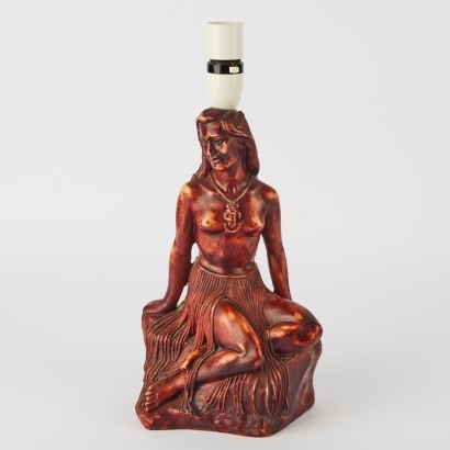 A Vintage Pania of the Reef Resin Lamp Base