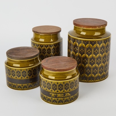 A Set of Four Hornsea Kitchen Jars