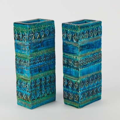 A Pair of Aldo Londi Bitossi Vases