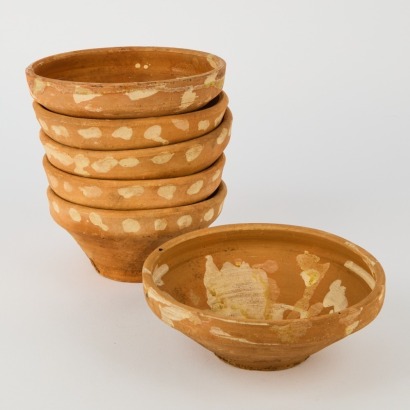 A Set of Six Hungarian Bowls