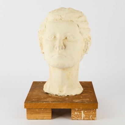 A Large Plaster Bust