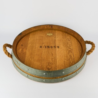 A French Oak Barrique Lazy Susan