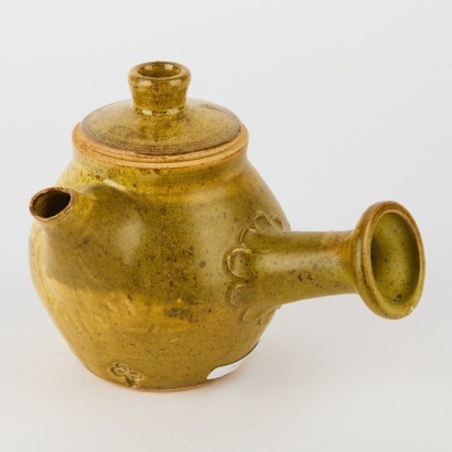 An Early Peter Alger Side Handled Teapot