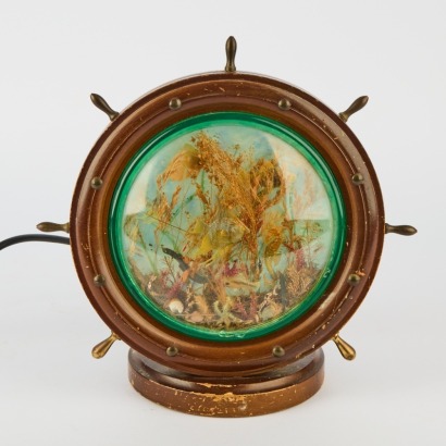 A Scarce Vintage Nautical Themed Aquarium TV Lamp