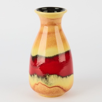 A German Lava Trickle Glaze Vase