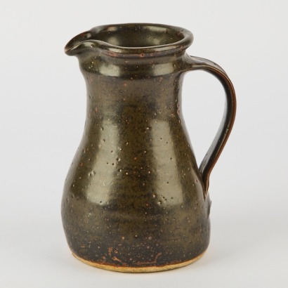A Len Castle Stoneware Jug in a St Ives Form