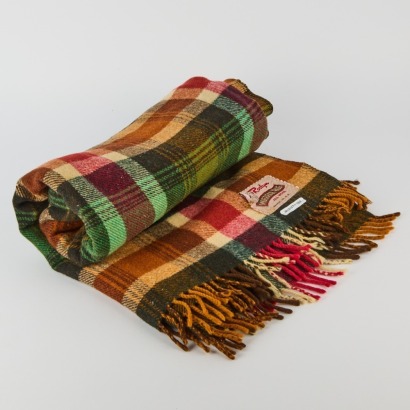 A Roslyn &lsquo;Moereka&rsquo; All Wool Travel Rug