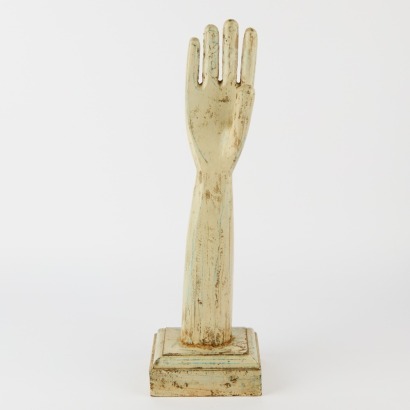 A Rustic Decorative Carved Hand