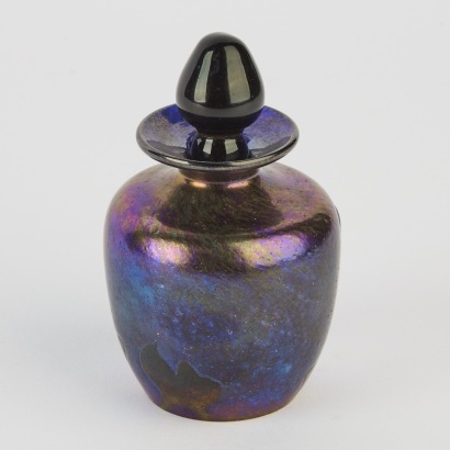 A Garry Nash Lava Perfume Bottle with Stopper