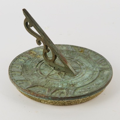 An Antique Bronze Sundial